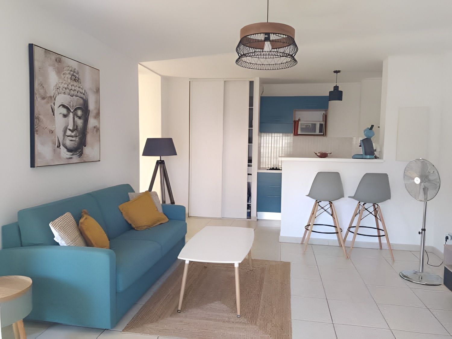 Cocooning Lagon salon